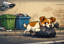 Винахідливість чи цинізм? Чоловік навчив собаку виносити сміття (ВІДЕО)